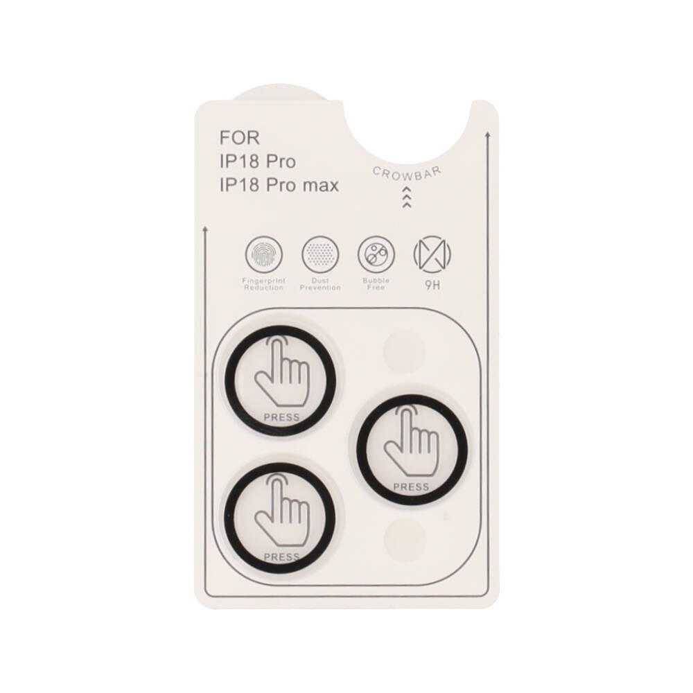 ฟิล์มกันเลนส์ TECHPRO iPhone 18 Pro / 18 Pro Max Camera Ring Lens Crystal Clear