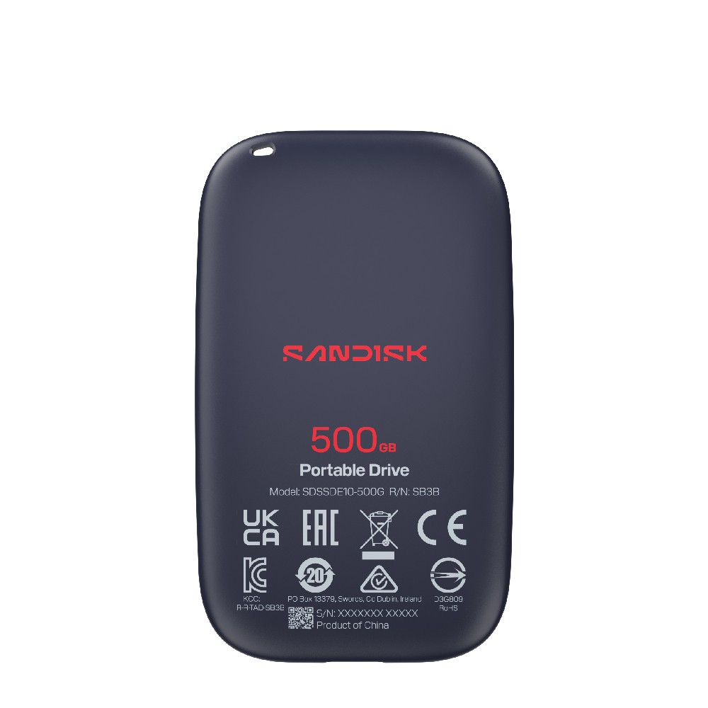 ฮาร์ดดิสก์ SanDisk SSD External Portable 500GB (SDSSDE10-500G-G25)
