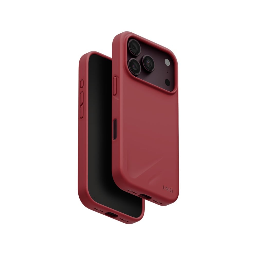 เคส Uniq iPhone 18 Pro Magclick Lino Burgundy