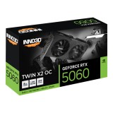 การ์ดจอ INNO3D GeForce RTX 5060 TWIN X2 V2 8GB GDDR7 128-bit