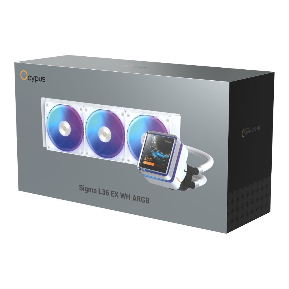 ชุดระบายความร้อนซีพียู OCYPUS SIGMA L36 EX ARGB CPU Liquid Cooling White