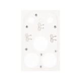 ฟิล์มกันรอยฐานกล้อง QPLUS iPhone 18 Pro/17 Pro Lens Frame Matte Ribbon Charm