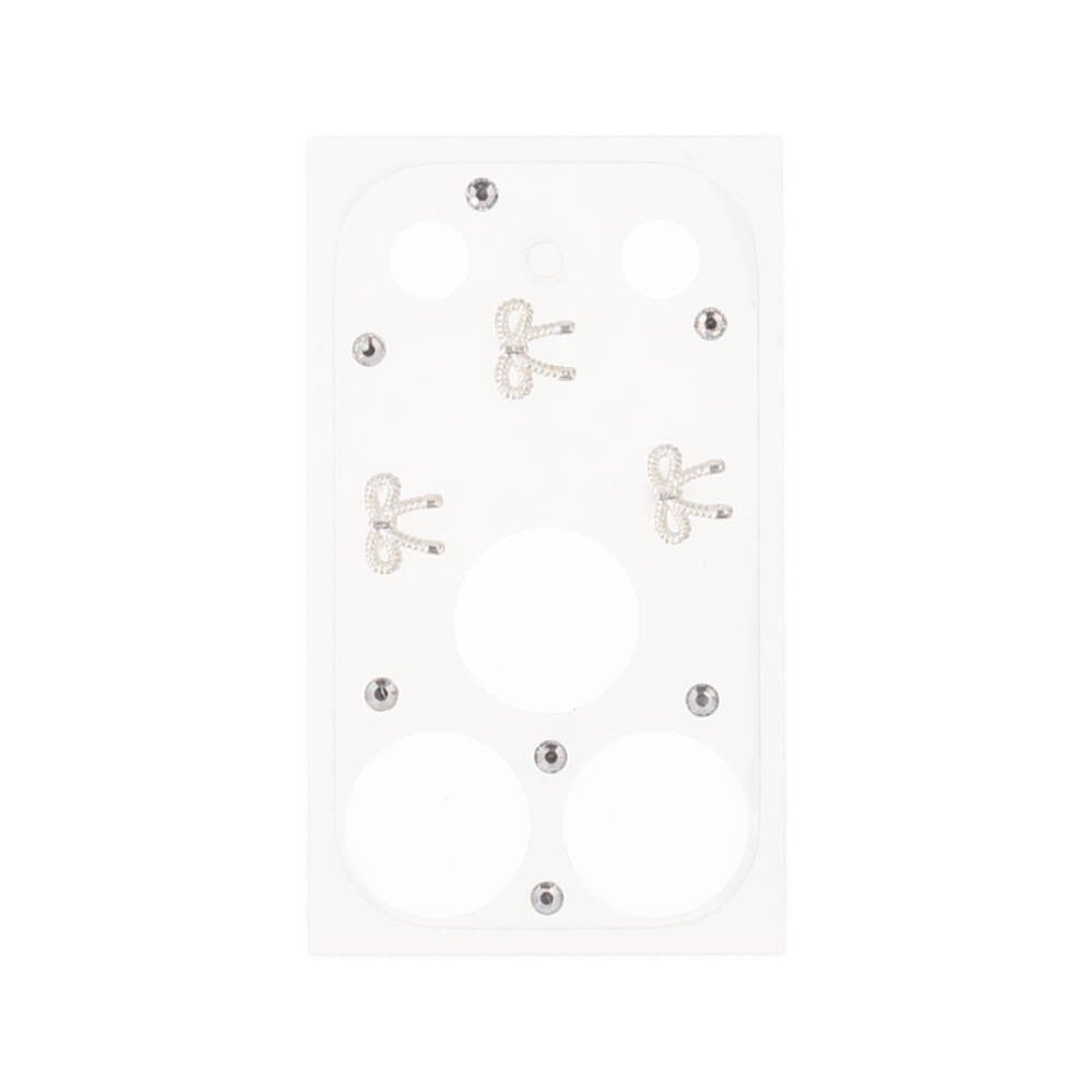 ฟิล์มกันรอยฐานกล้อง QPLUS iPhone 18 Pro Max/17 Pro Max Lens Frame Matte Ribbon Charm