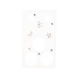 ฟิล์มกันรอยฐานกล้อง QPLUS iPhone 18 Pro Max/17 Pro Max Lens Frame Matte Ribbon Star