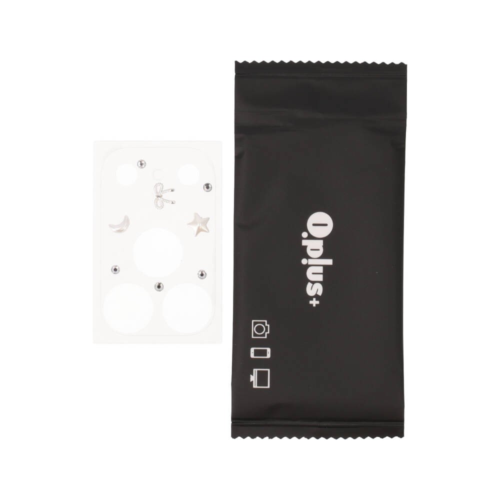 ฟิล์มกันรอยฐานกล้อง QPLUS iPhone 18 Pro/17 Pro Lens Frame Matte Ribbon Star