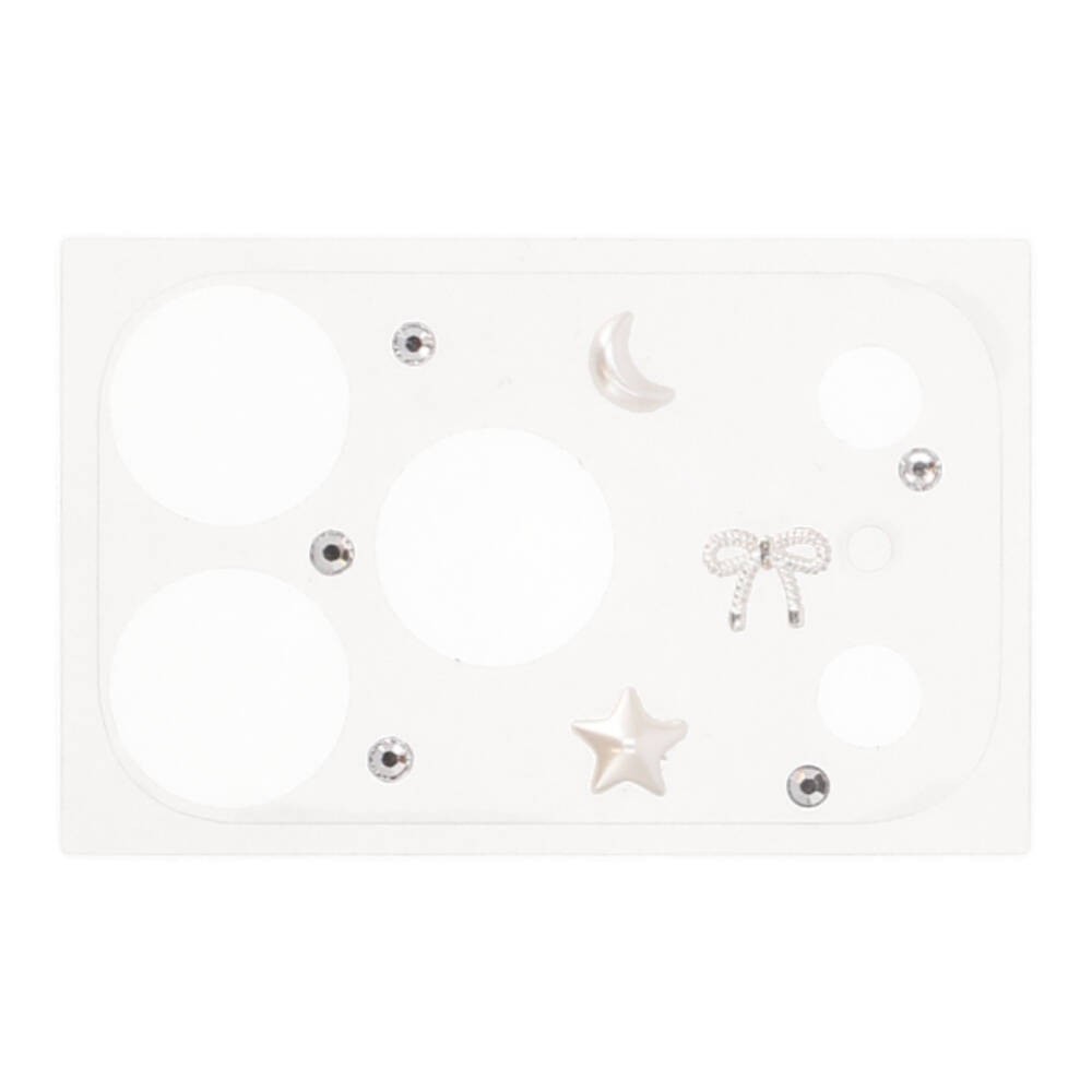 ฟิล์มกันรอยฐานกล้อง QPLUS iPhone 18 Pro/17 Pro Lens Frame Matte Ribbon Star
