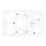 ฟิล์มกันรอยฐานกล้อง QPLUS iPhone 18 Pro/17 Pro Lens Frame Matte Ribbon Star