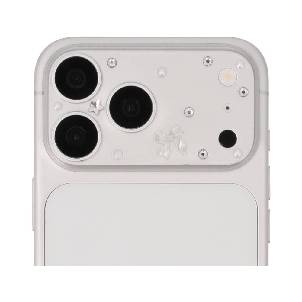 ฟิล์มกันรอยฐานกล้อง QPLUS iPhone 18 Pro Max/17 Pro Max Lens Frame Matte Ribbon Crystal