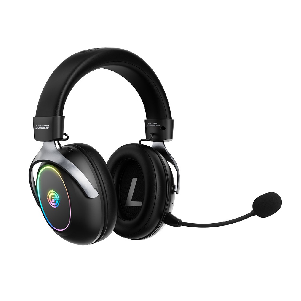 หูฟังเกมมิ่ง Neolution E-sport Gaming Headset LUMEN Tri-mode Black