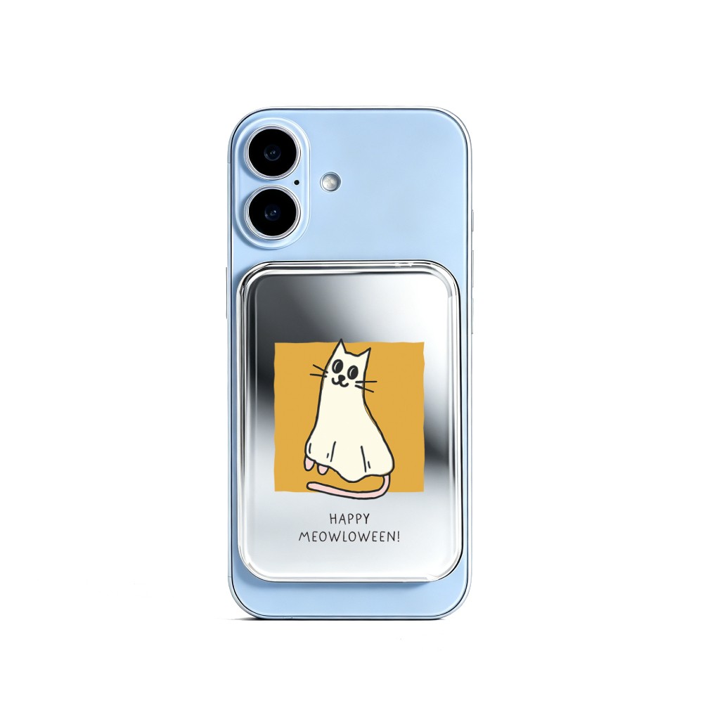ซองใส่บัตรแม่เหล็ก FOX Mirror Card Holder Stand Meowloween