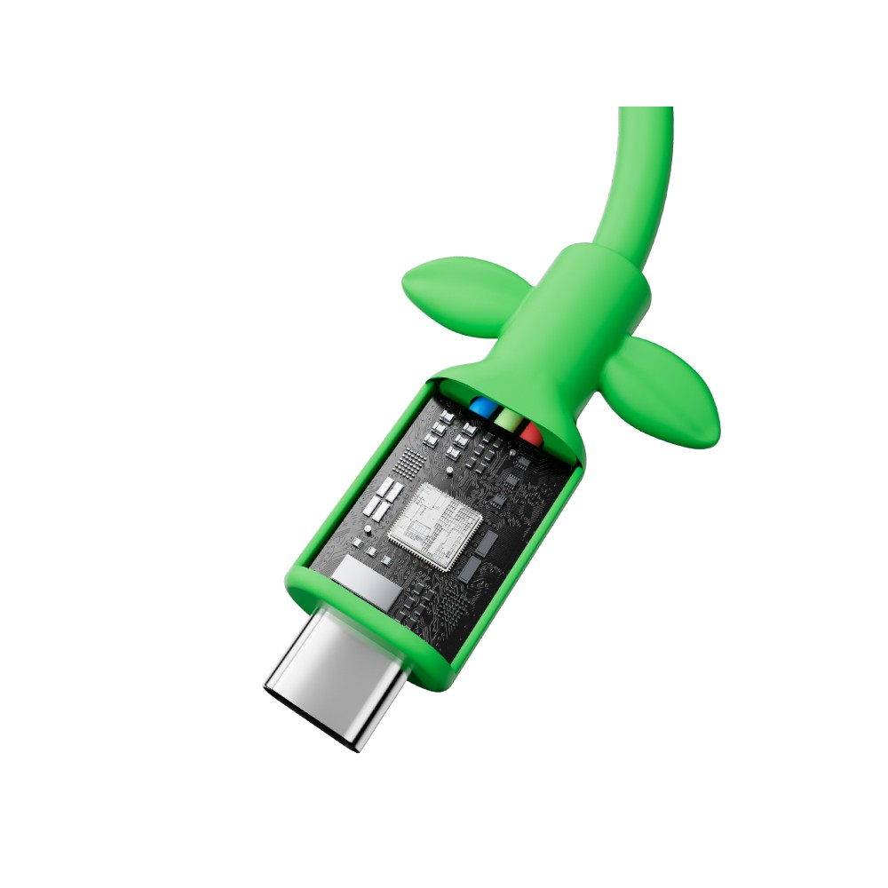 สายชาร์จ POWKONG Vine USB-C Fast Charging Cable for Switch 2 4K 30Hz