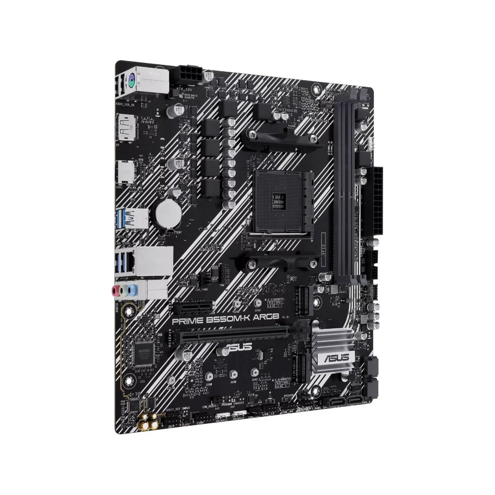 เมนบอร์ด ASUS PRIME B550M-K ARGB DDR4 AM4