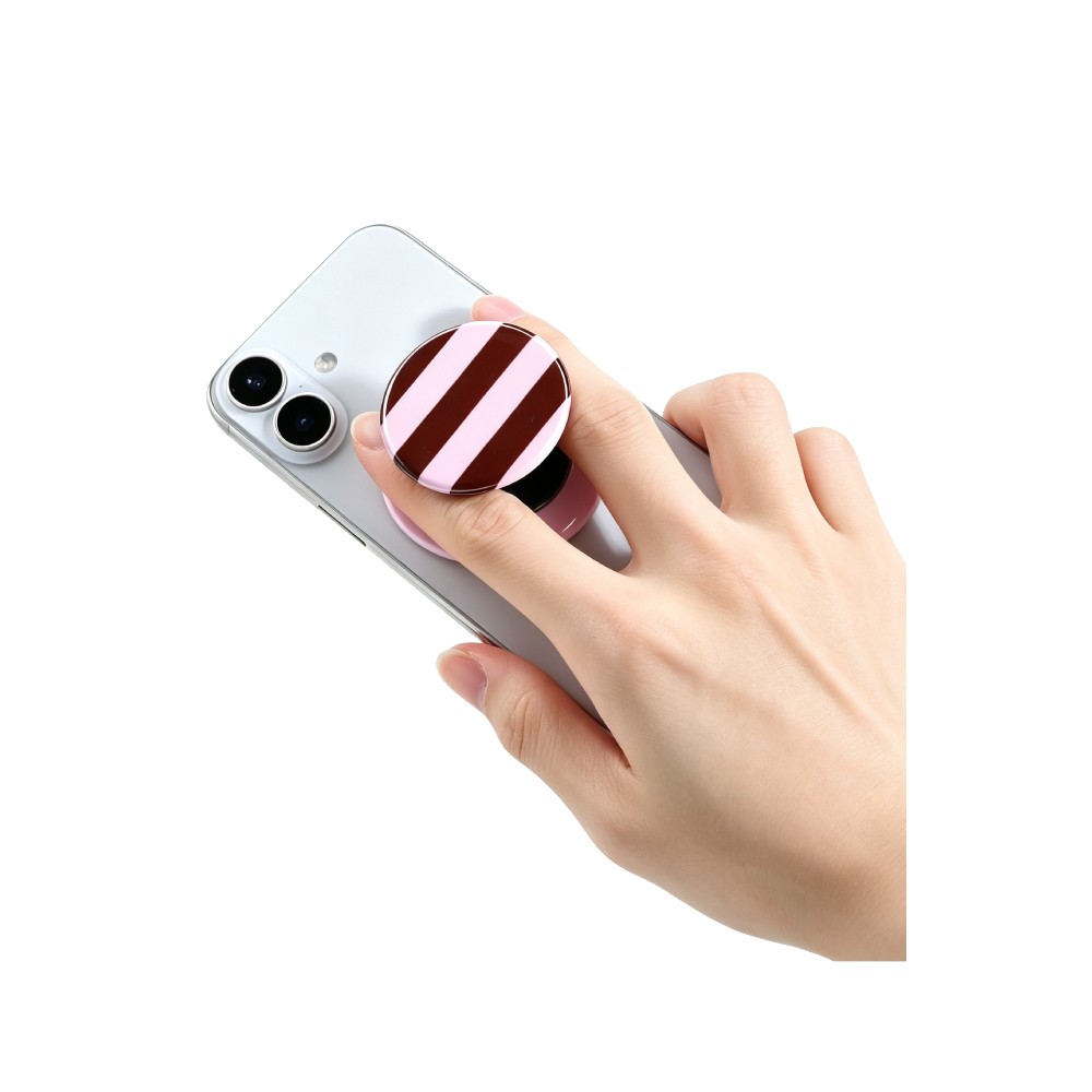 แหวนติดโทรศัพท์ FOX Magnetic Griptok Choco Stripe