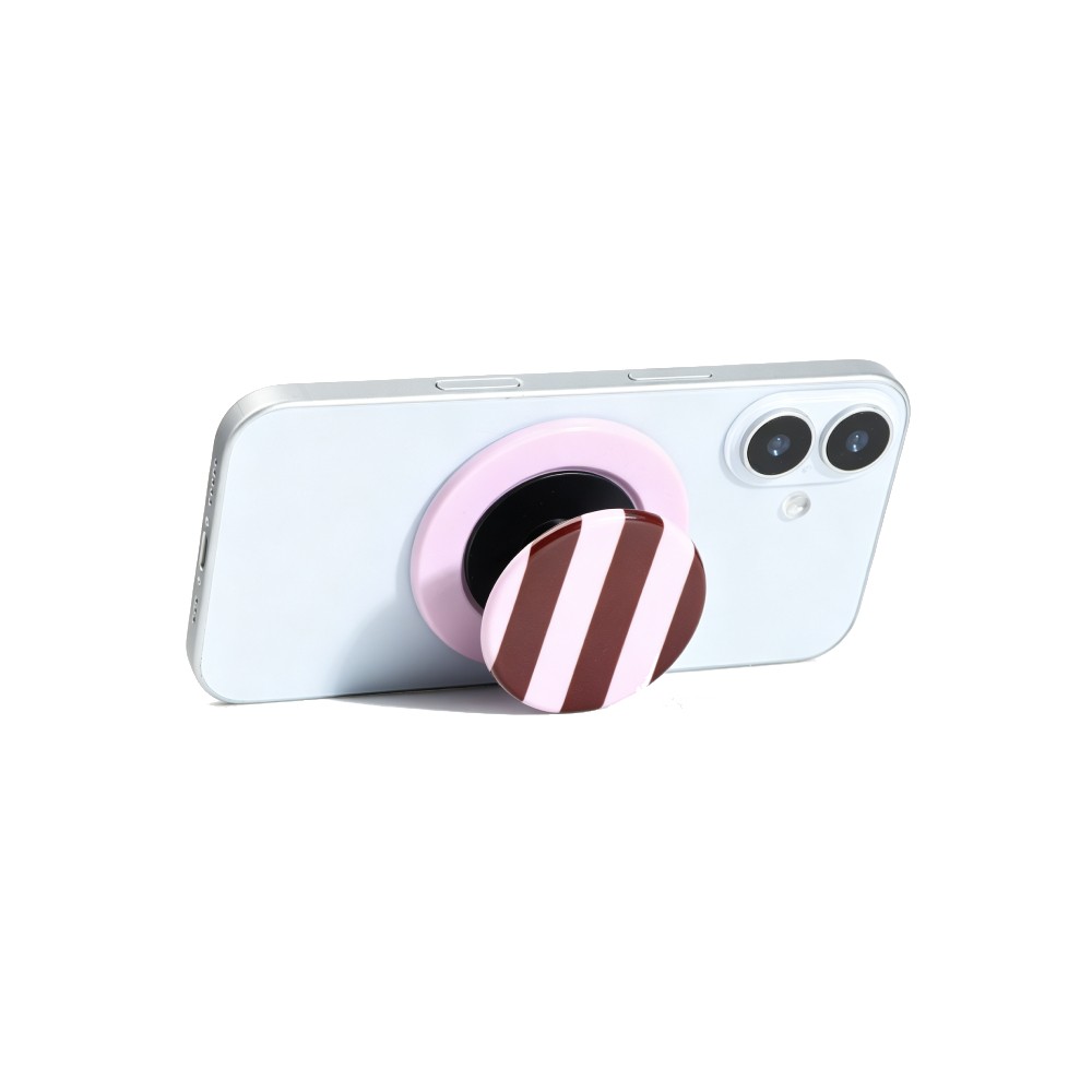 แหวนติดโทรศัพท์ FOX Magnetic Griptok Choco Stripe