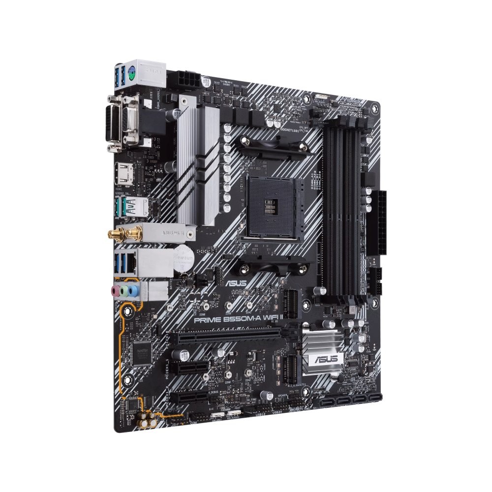 เมนบอร์ด ASUS PRIME B550M-A WIFI II DDR4 AM4
