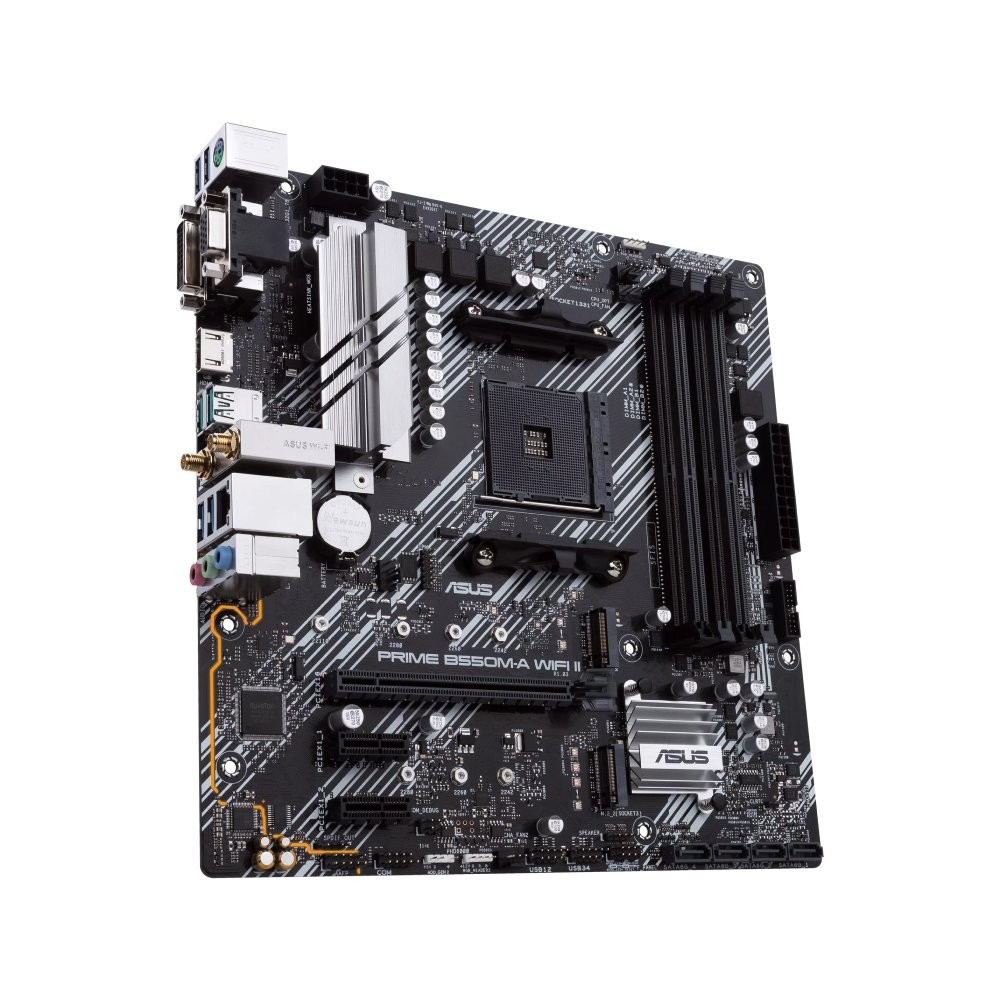 เมนบอร์ด ASUS PRIME B550M-A WIFI II DDR4 AM4