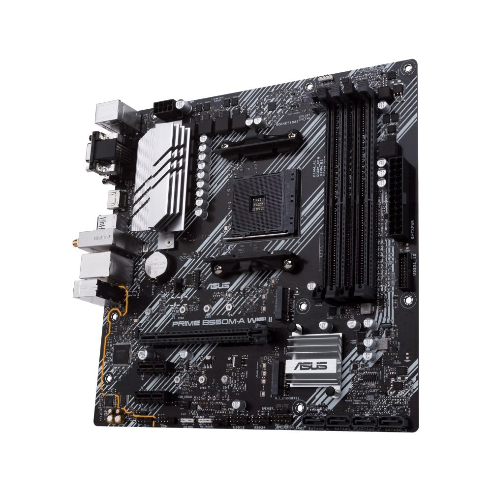 เมนบอร์ด ASUS PRIME B550M-A WIFI II DDR4 AM4