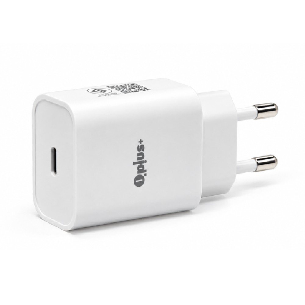 อะแดปเตอร์ QPLUS Wall USB Charger 1 USB-C (PD25W) White (APP27) (TISI)