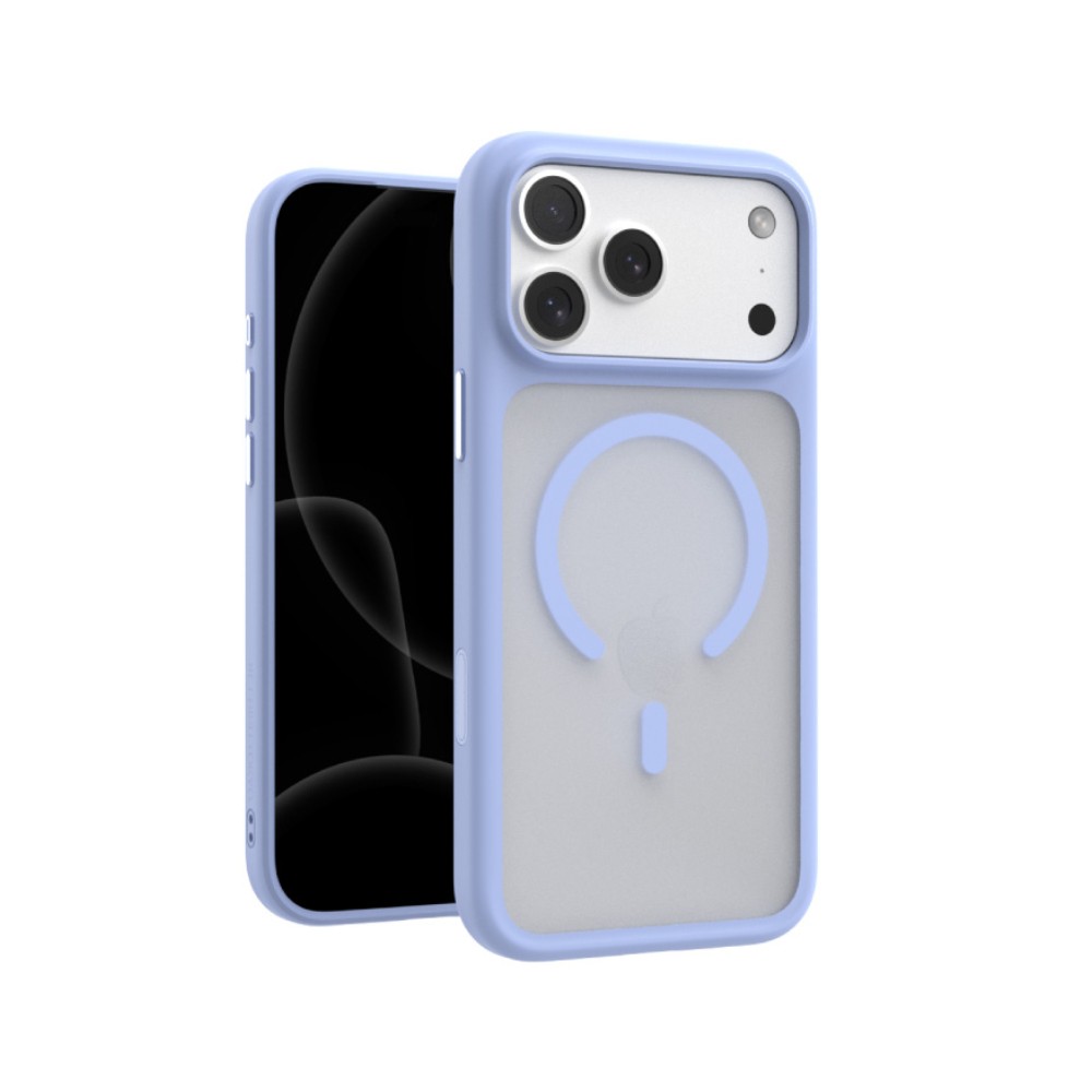 เคส Power Support iPhone 18 Pro Max Air Jacket Mag Hybrid Frost with Camera Button Glacier