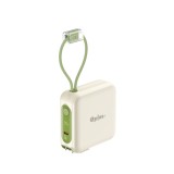 พาวเวอร์แบงค์ QPLUS 15000 mAh 20W Built-in Cable 1 Type-C/1 Lightning LED Display W1514 (CCC) Matcha