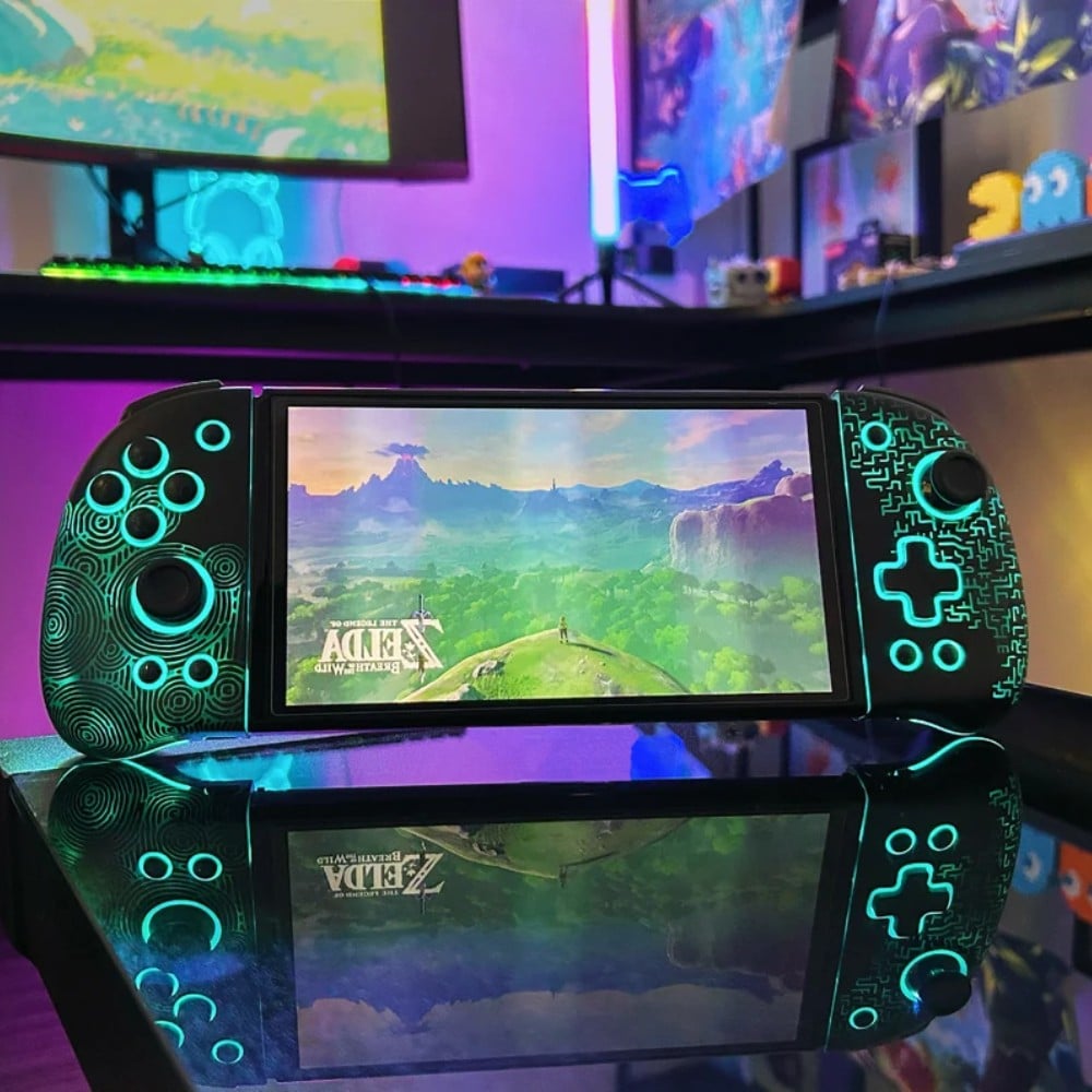 จอยคอนโทรลเลอร์ FUNLAB Luminous Joy-pad - Zonaite Black