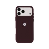 เคส QPLUS iPhone 18 Pro/17 Pro Silicone with MagSafe Burgundy