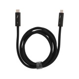 สายชาร์จ TITANV THUNDERBOLT 5 USB-C TO USB-C 240W 1.5M. Knitting Black (TI-C12)