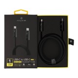 สายชาร์จ TITANV THUNDERBOLT 5 USB-C TO USB-C 240W 1.5M. Knitting Black (TI-C12)