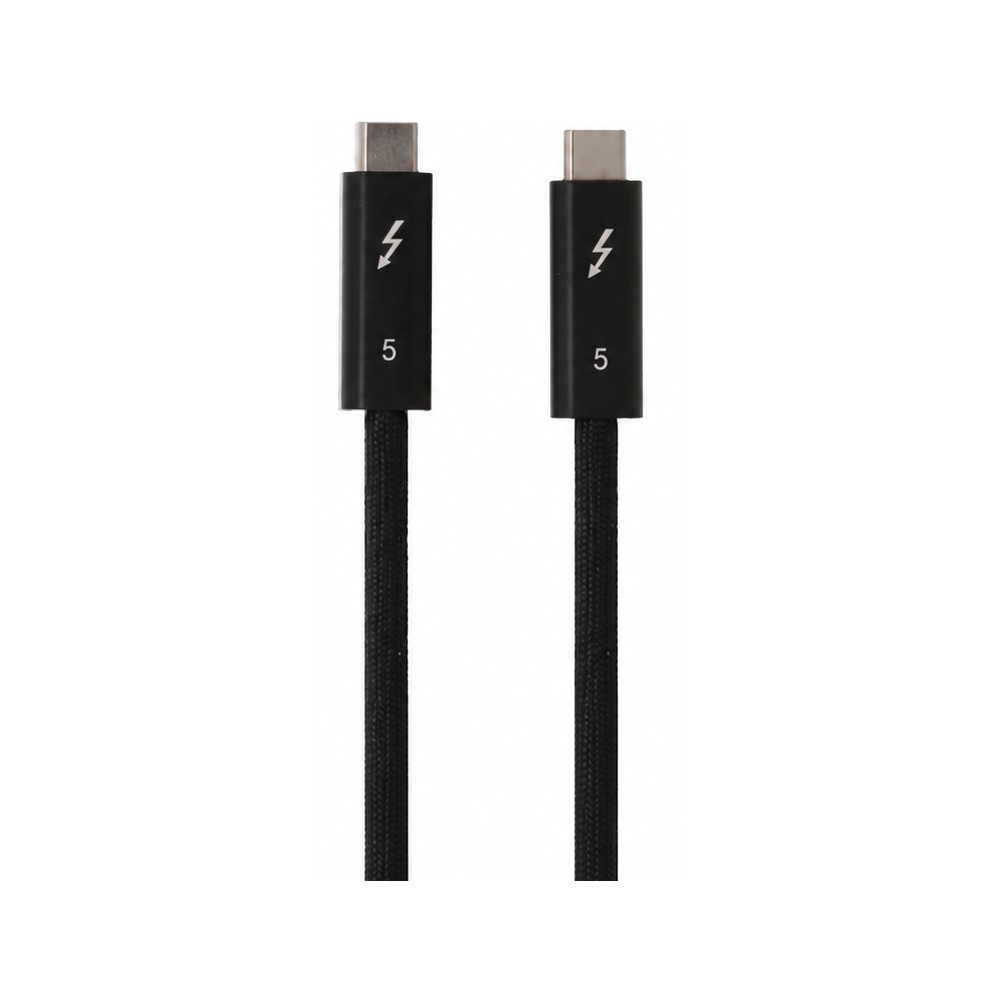สายชาร์จ TITANV THUNDERBOLT 5 USB-C TO USB-C 240W 1.5M. Knitting Black (TI-C12)