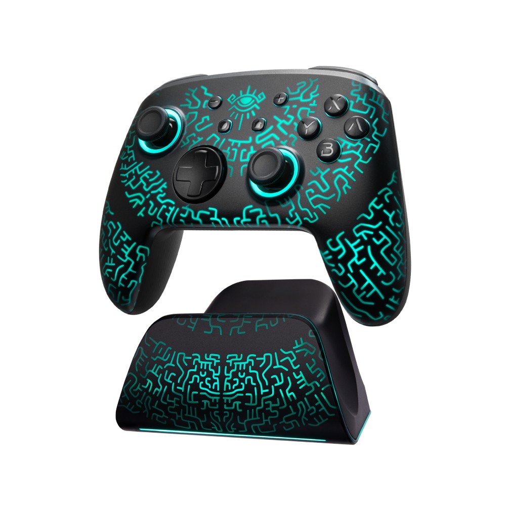 จอยคอนโทรลเลอร์ FUNLAB Luminex Switch/Switch2 Pro Controller with Charging Dock - Miner