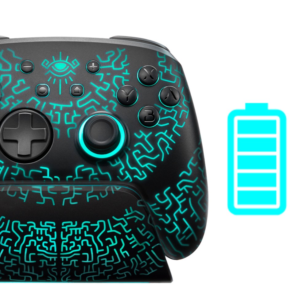 จอยคอนโทรลเลอร์ FUNLAB Luminex Switch/Switch2 Pro Controller with Charging Dock - Miner