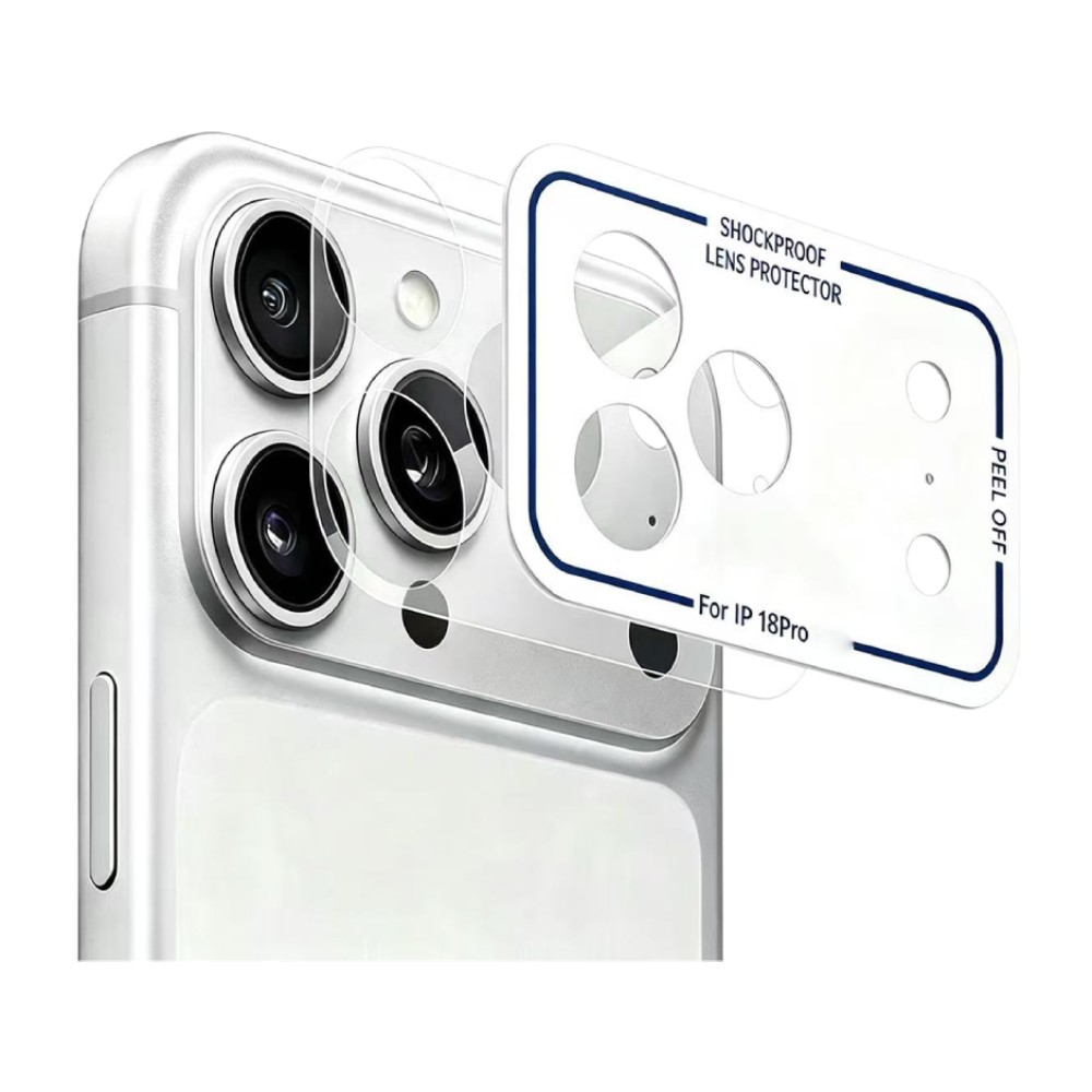 ฟิล์มกันรอยฐานกล้อง KING KONG iPhone 18 Pro Lens Frame Matte with EZ Installer (Pack 2pcs)