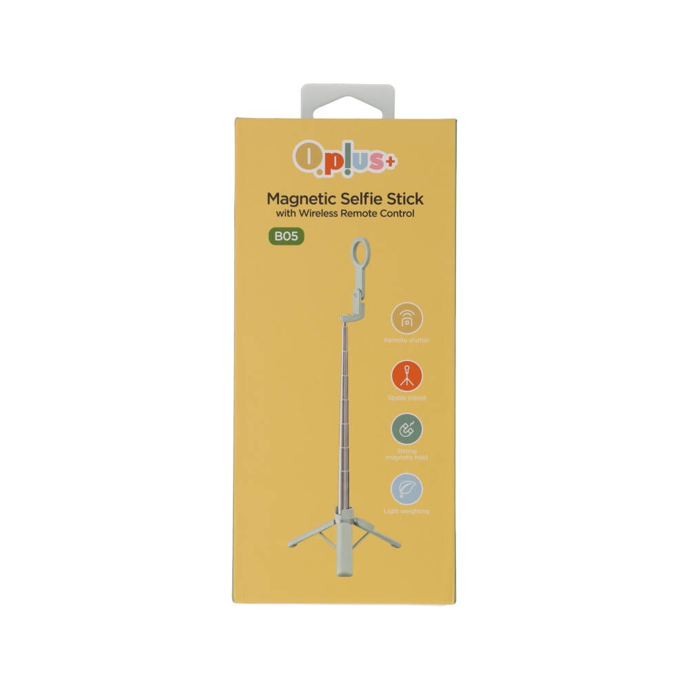 ไม้เซลฟี่ QPLUS MagSafe Selfie Stick with Wireless Remote Green