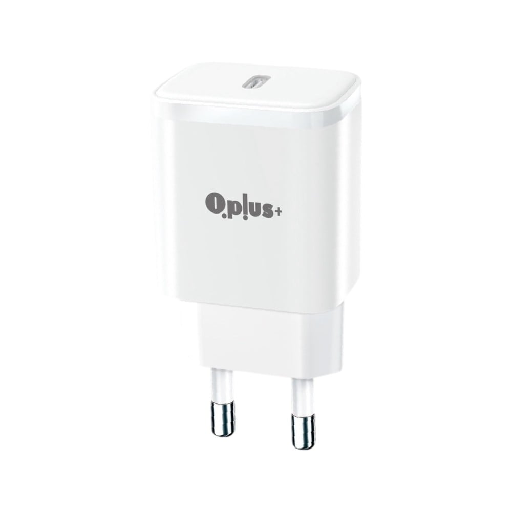 อะแดปเตอร์ QPLUS Wall USB Charger 1 USB-C (PD20W) GaN White (AG-201) (TISI)