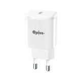 อะแดปเตอร์ QPLUS Wall USB Charger 1 USB-C (PD20W) GaN White (AG-201) (TISI)