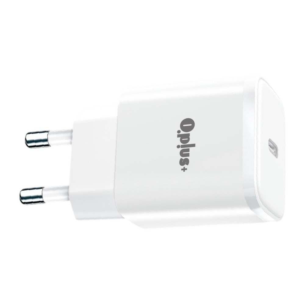 อะแดปเตอร์ QPLUS Wall USB Charger 1 USB-C (PD20W) GaN White (AG-201) (TISI)