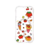 FOX x PLEASENJOY เคส iPhone 12 Pro Max/13 Pro Max/14 Pro Max/15 Pro Max/16 Pro Max Happy Tomato Uni Clear