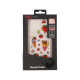 FOX x PLEASENJOY เคส iPhone 12 Pro/13 Pro/14 Pro/15 Pro/16 Pro Happy Tomato Uni Clear