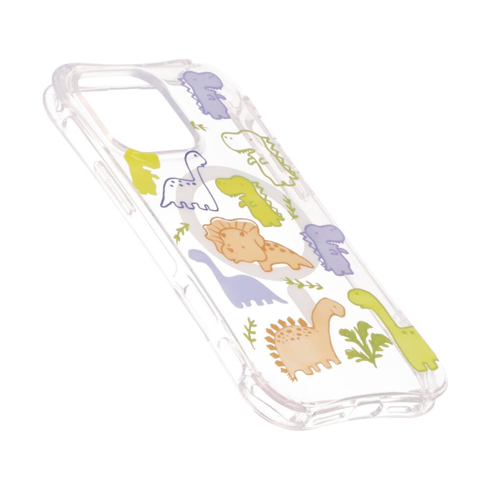 FOX เคส iPhone 12 Pro Max/13 Pro Max/14 Pro Max/15 Pro Max/16 Pro Max Dino Friends Uni Clear