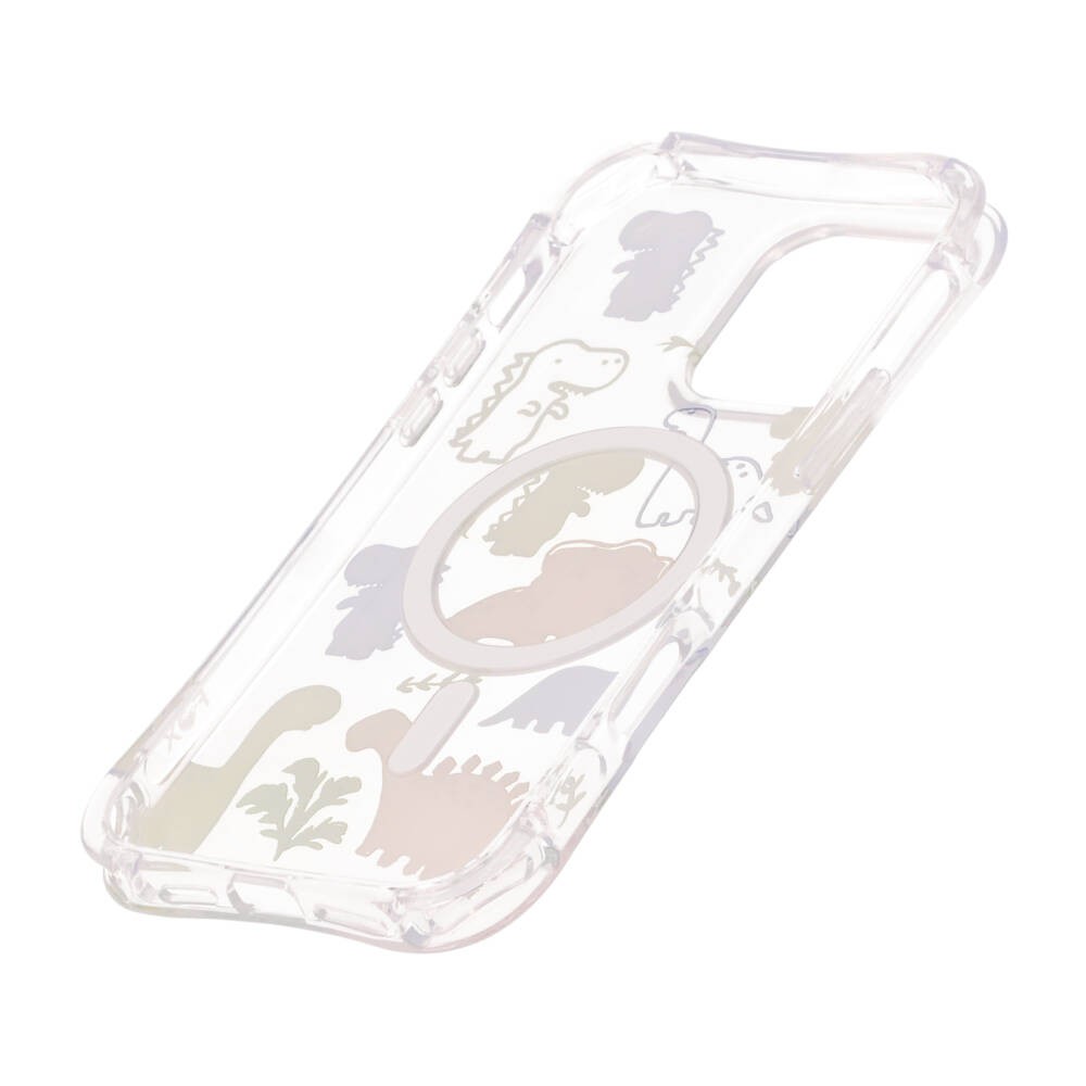 FOX เคส iPhone 12 Pro Max/13 Pro Max/14 Pro Max/15 Pro Max/16 Pro Max Dino Friends Uni Clear