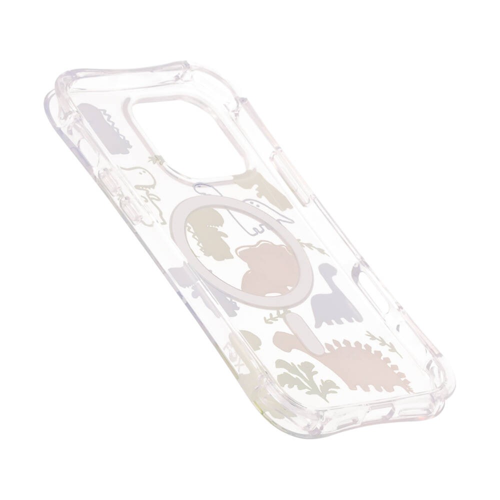 FOX เคส iPhone 12 Pro Max/13 Pro Max/14 Pro Max/15 Pro Max/16 Pro Max Dino Friends Uni Clear