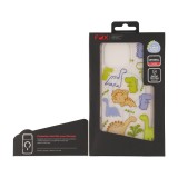 FOX เคส iPhone 12 Pro Max/13 Pro Max/14 Pro Max/15 Pro Max/16 Pro Max Dino Friends Uni Clear