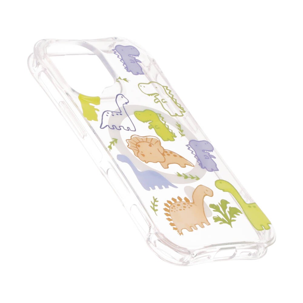 FOX เคส iPhone 12/13/14/15/16 Dino Friends Uni Clear