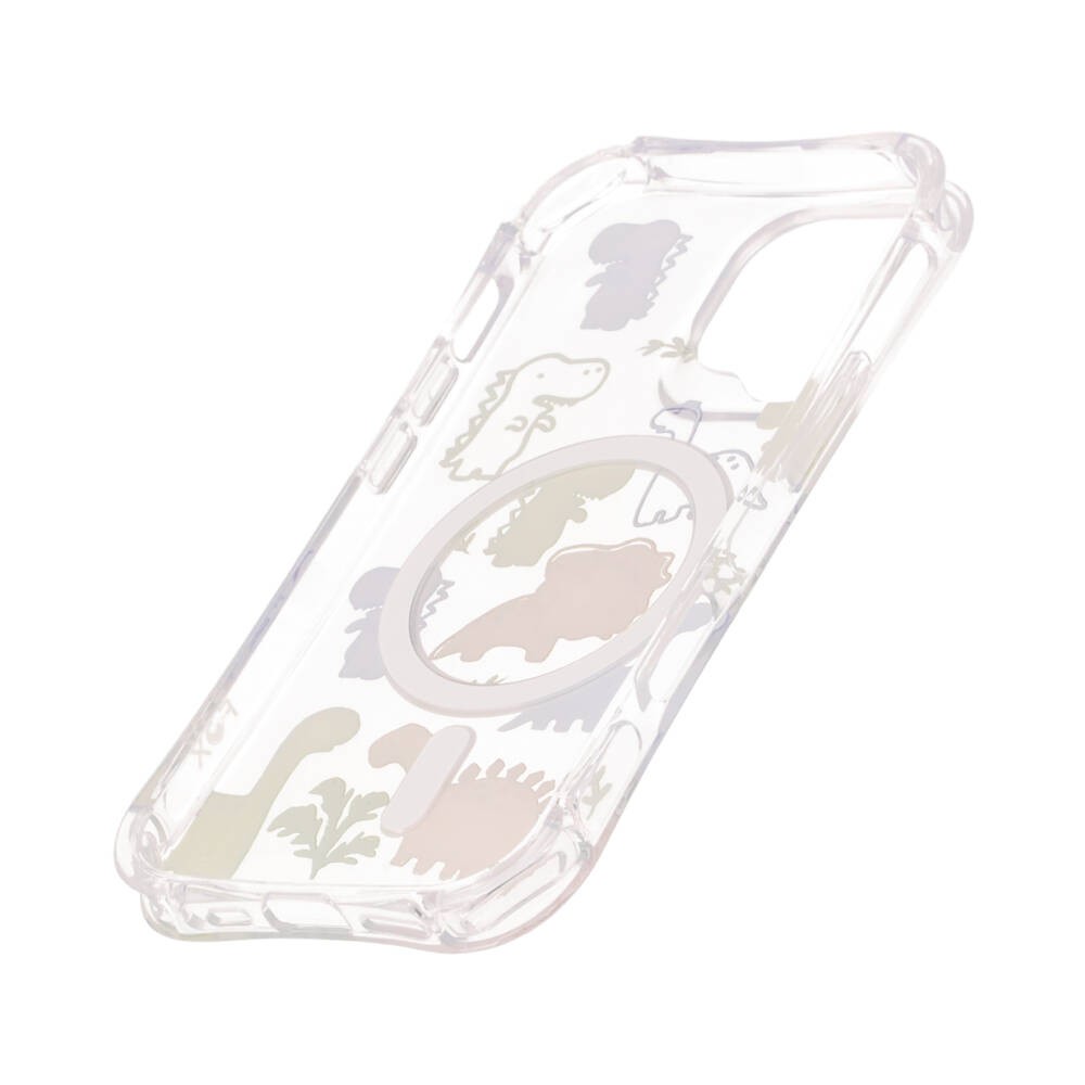 FOX เคส iPhone 12/13/14/15/16 Dino Friends Uni Clear