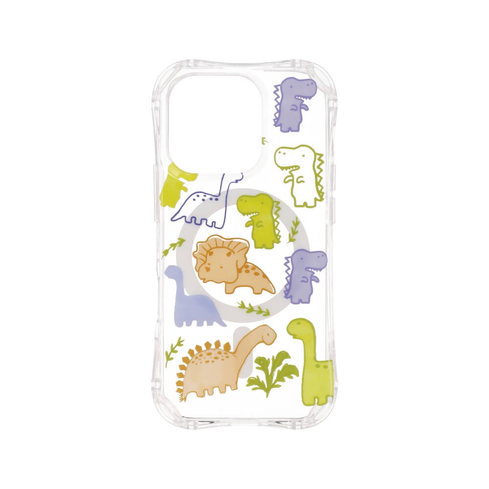 FOX เคส iPhone 12 Pro/13 Pro/14 Pro/15 Pro/16 Pro Dino Friends Uni Clear