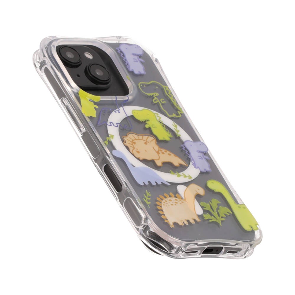 FOX เคส iPhone 12 Pro/13 Pro/14 Pro/15 Pro/16 Pro Dino Friends Uni Clear