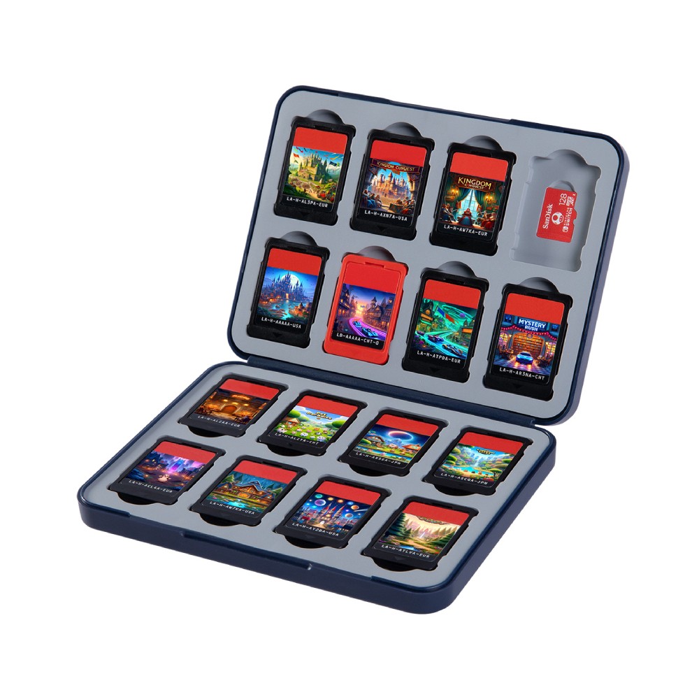 กล่องเก็บตลับเกม FUNLAB 16 Switch/Switch2 Game Cards Case - Dave