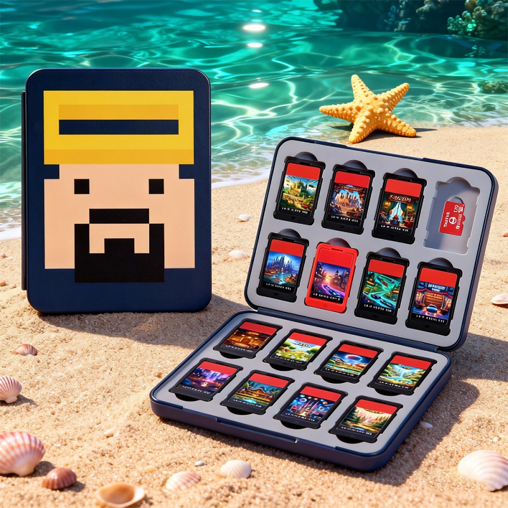กล่องเก็บตลับเกม FUNLAB 16 Switch/Switch2 Game Cards Case - Dave