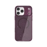เคส JTLEGEND iPhone 18 Pro Glitter Hybrid Cushion Mag - Burgundy