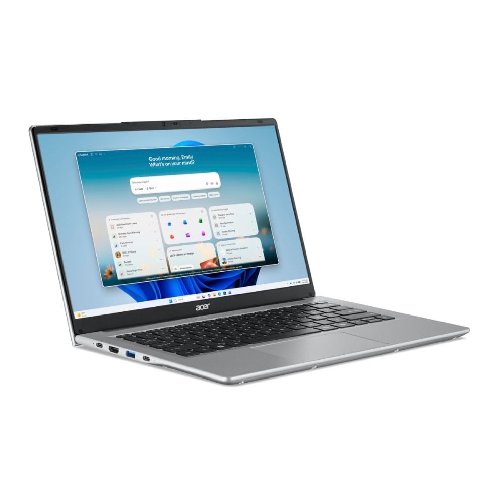 โน๊ตบุ๊ค Acer Aspire Lite 14 AL14-48P-R3WA Silver